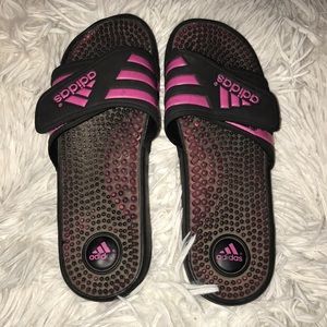 Women’s Pink Adidas slides